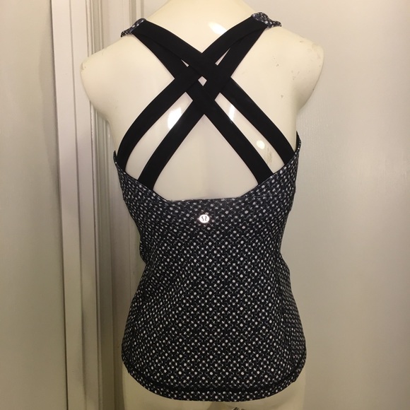 Lululemon Black and White Tank Top Size 4 - Picture 5 of 8